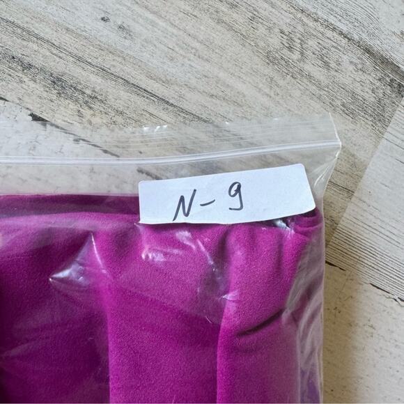 🍁 NWT Happily Grey Wide Leg Trouser Pants Full Length High Waisted Front Slit XS - Picture 15 of 15